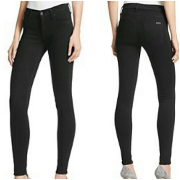 Hudson Jeans Denim - Hudson Colette midrise black skinny jeans 32